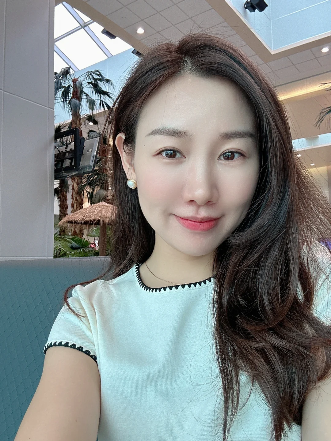 机场穿搭｜附一张中年少女自拍😆