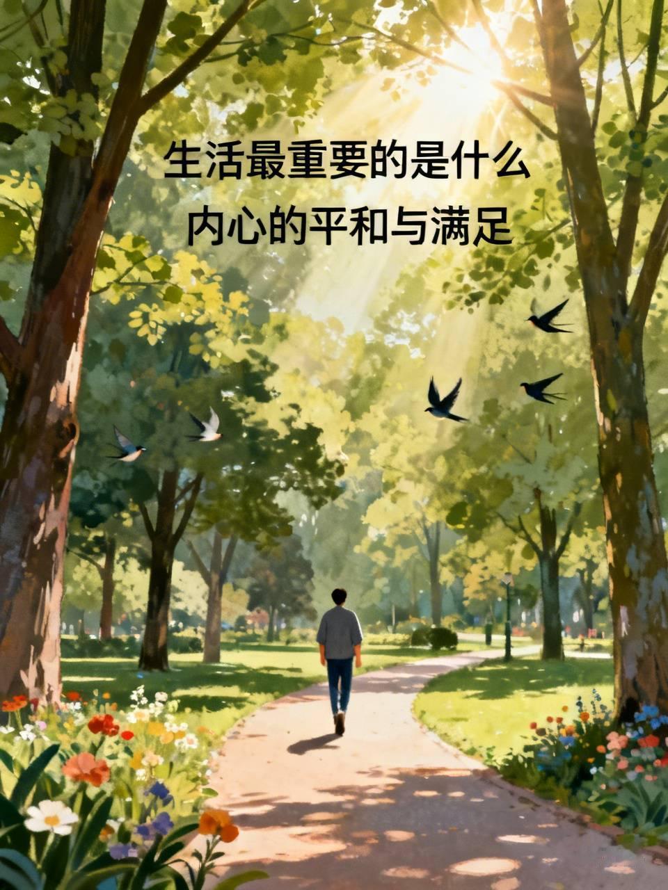 生活最重要的是什么？我觉得是内心的平和与满足。
就像我之前工作压力超大，每天忙得