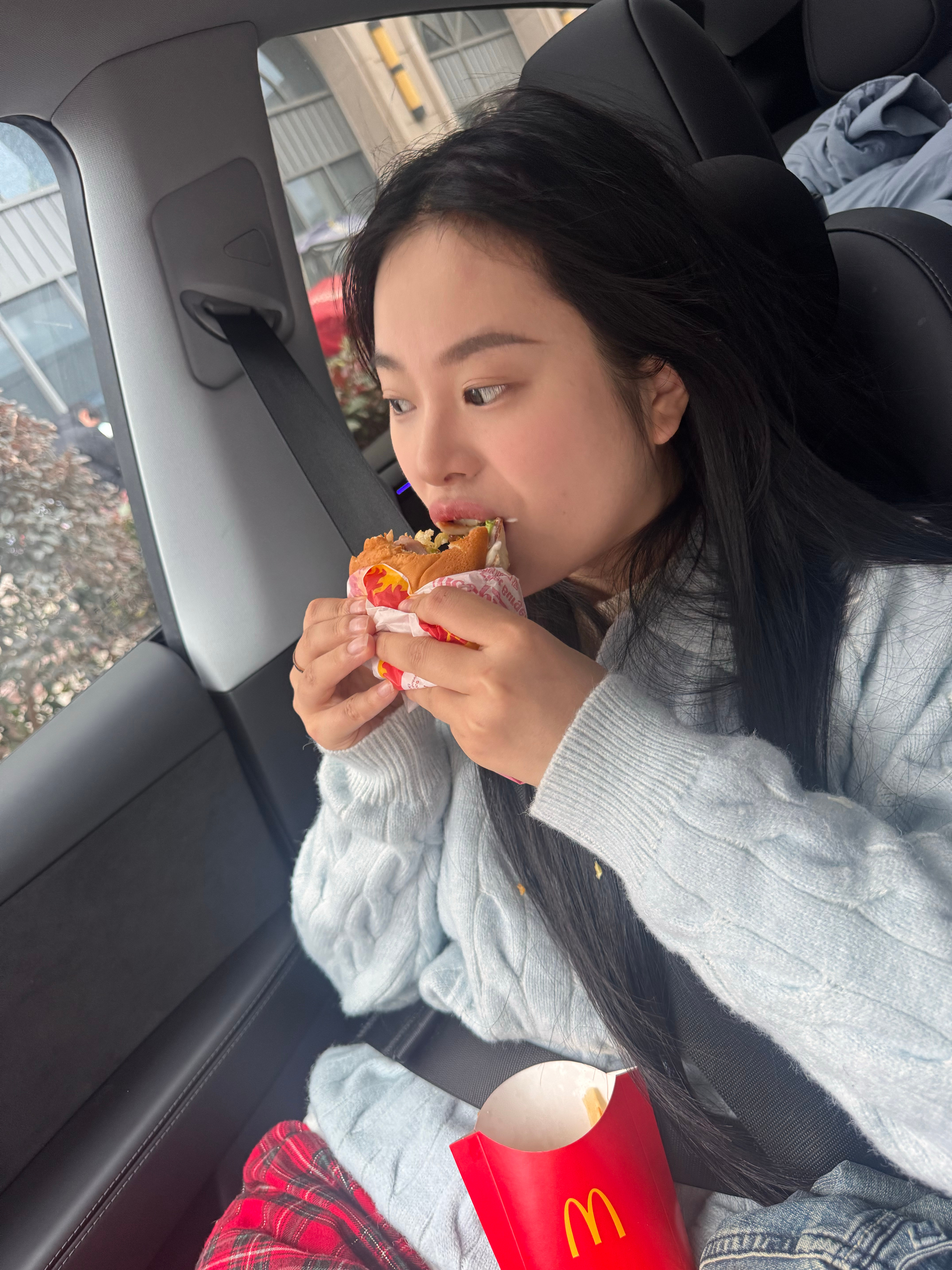 热的麦当劳好好吃……..希望全国的麦当劳肯德基店都可以现炸！ 