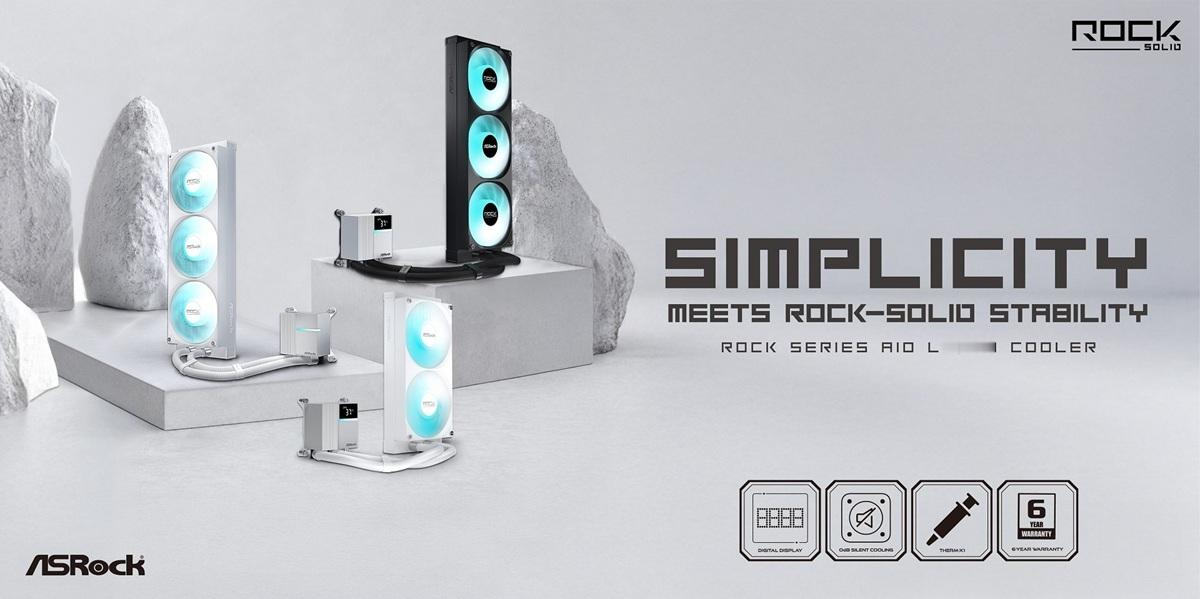 华擎推出全新Rock系列AIO共八款产品，多规格可选，体现化繁为简的产品哲学华擎