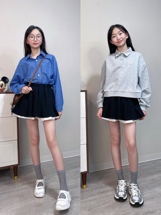 「初中生OOTD」小个子显高穿搭公式💖