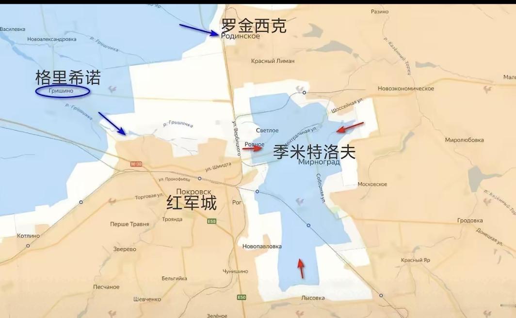 过去数小时内，在波克罗夫斯克（红军城）的俄军中部集群第2集团军的突击队继续清剿波