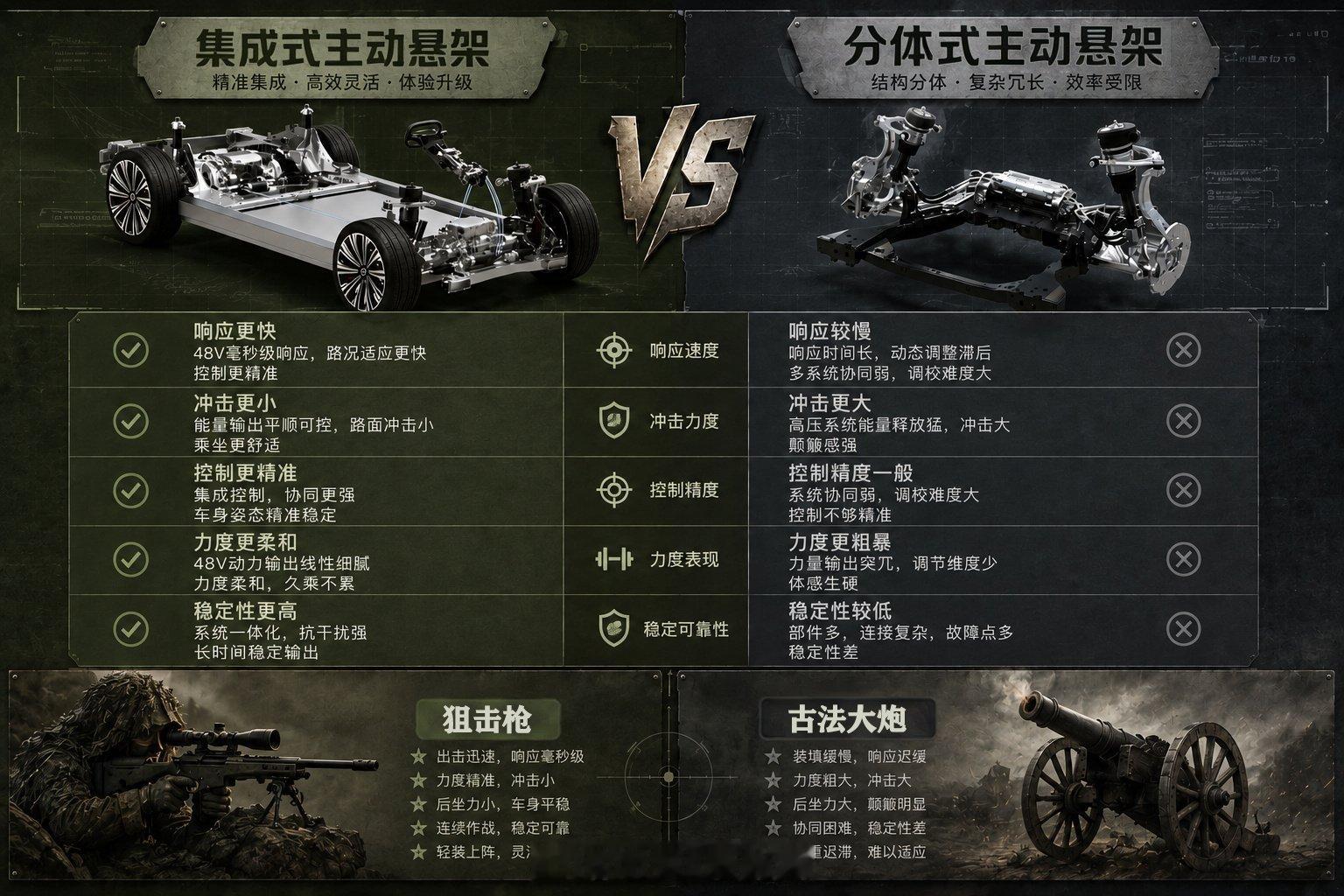 群里看到的图，各位可以了解一下，集成式和分体式的区别，这个比喻还是有点意思的48