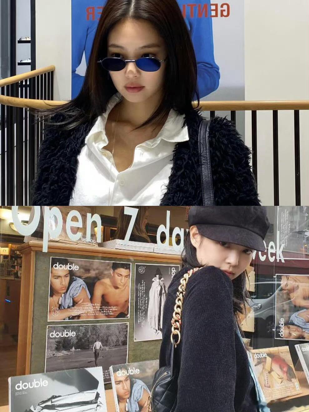 Jennie对于做女装的完全财神奶漂亮像呼吸一样简单，完全时髦女来的～ 