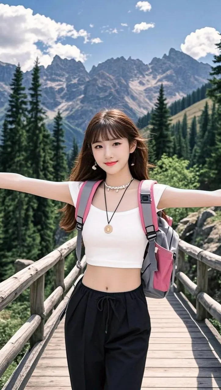 AI登山生活照 随变ai随便玩