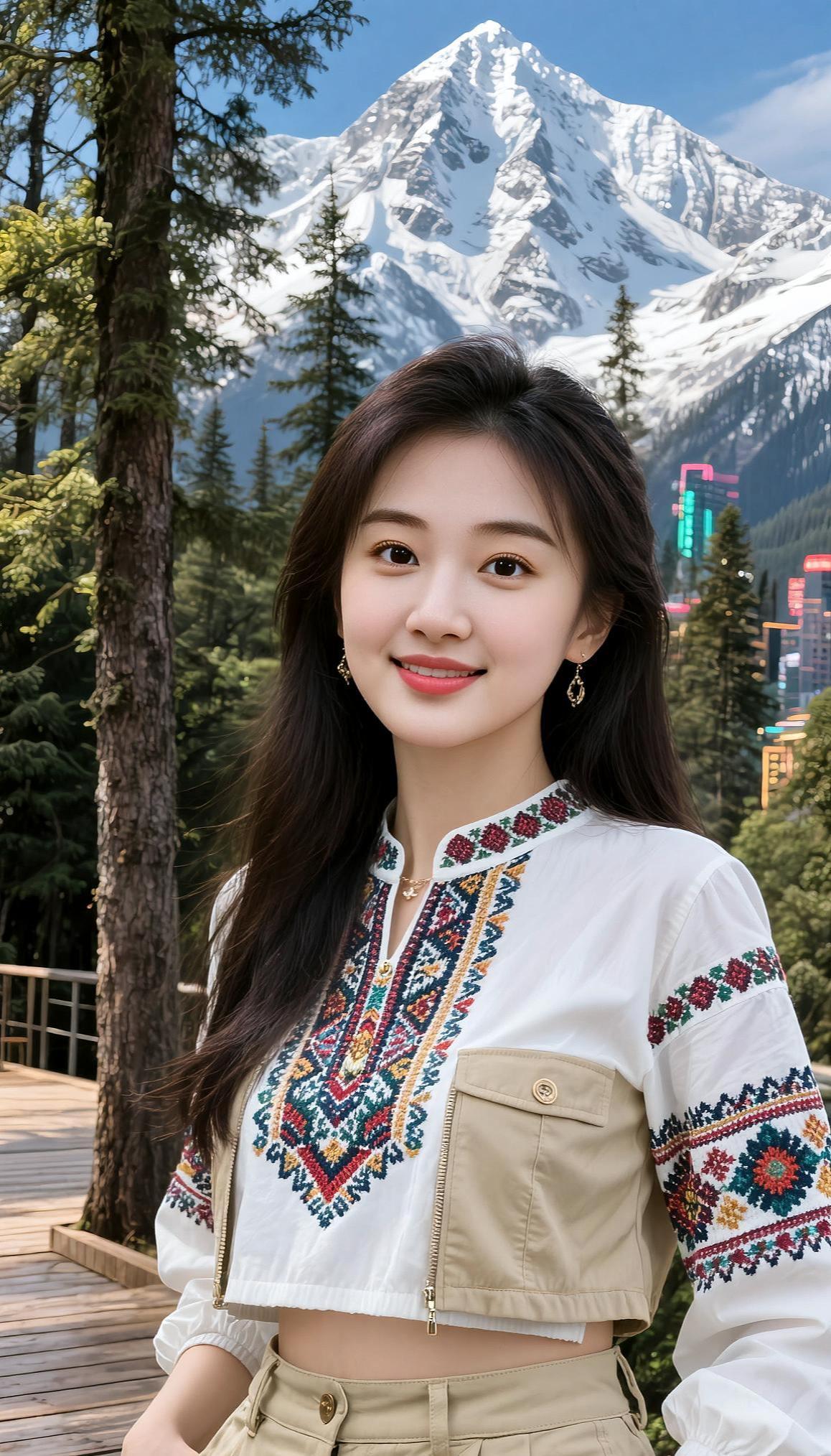 森系美女照 女人应该找什么样的男人 高原背包客