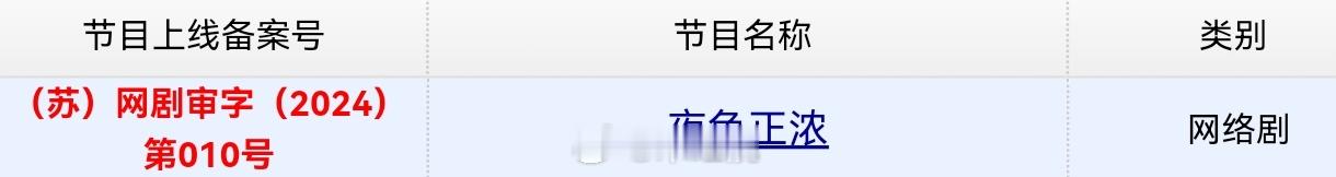 江疏影、佟大为、张超、蓝盈莹主演的《夜色正浓》今日取得发行许可证。 