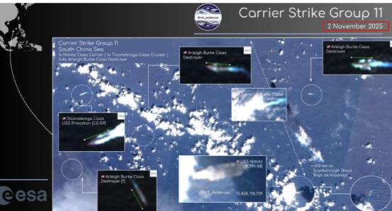 美航母战斗群逼近，距黄岩岛仅仅100英里，卫星照片显示中方不忍了！
 
最近南海