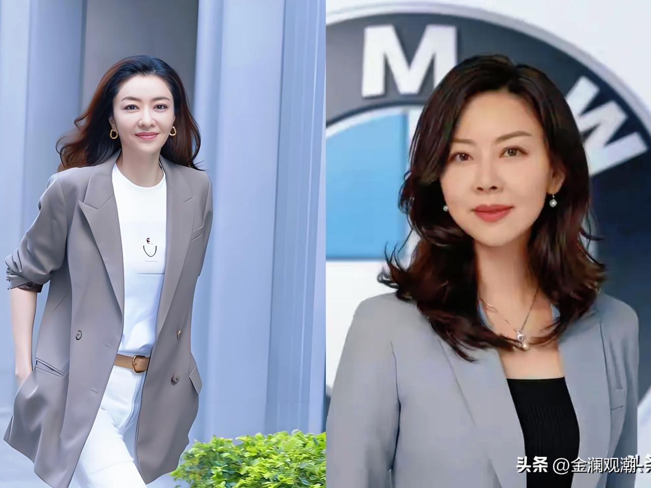 演员熊黛林和宝马高管方媛，她们真的像吗？

网上都在说演员熊黛林和宝马高管方媛长