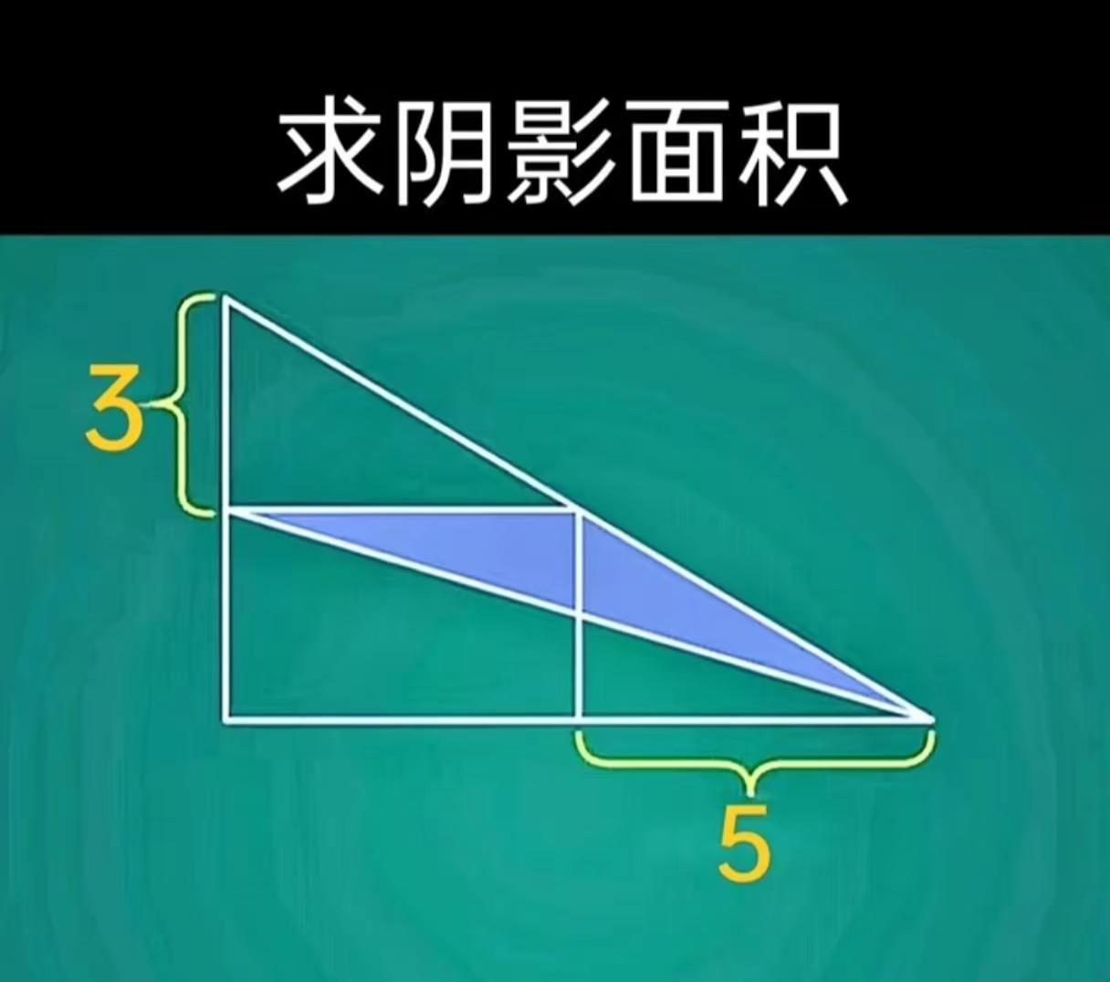求阴影面积？