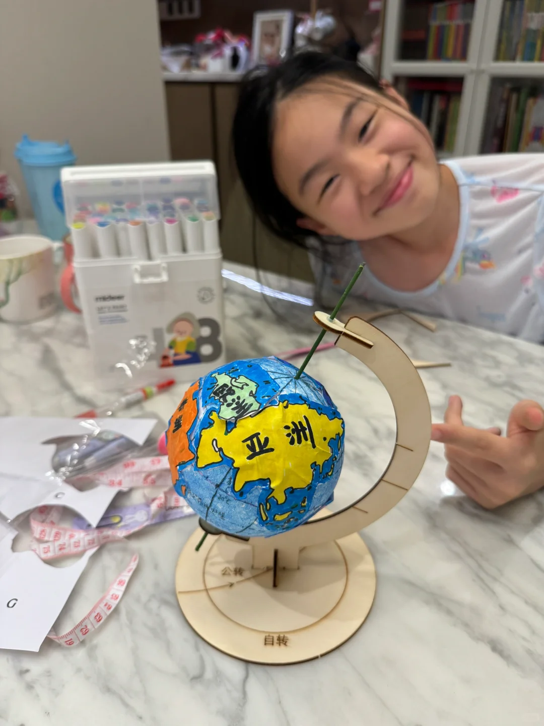 国庆假期作业，全国六年级都在做地球仪吗？