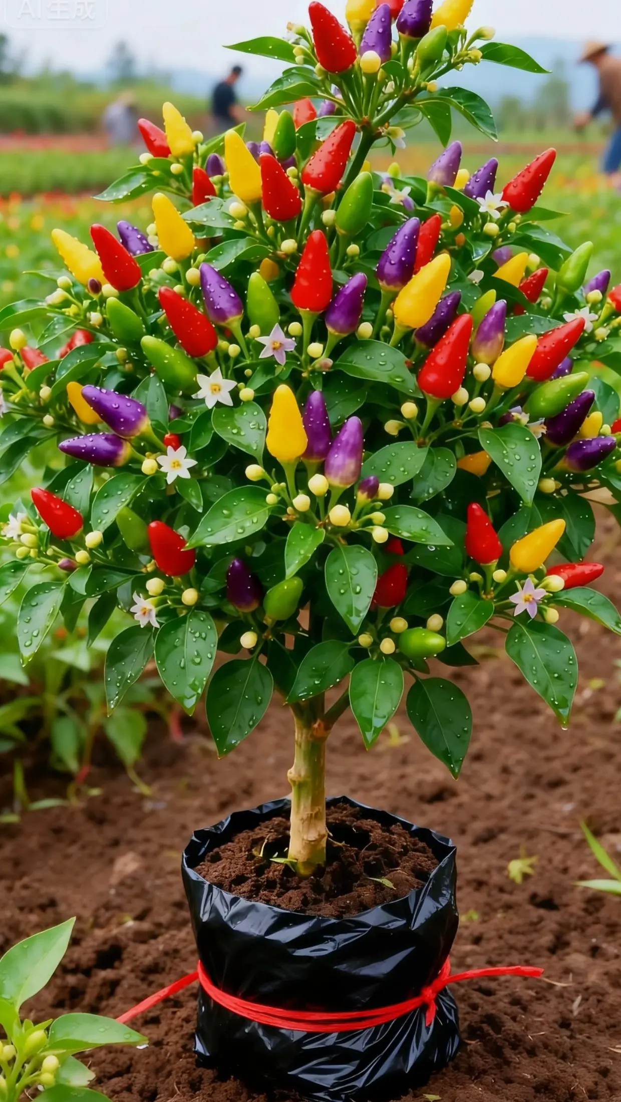 家里阳台无论面积大小，都值得种上几株七彩辣椒！🌶️ 它堪称阳台种植的...