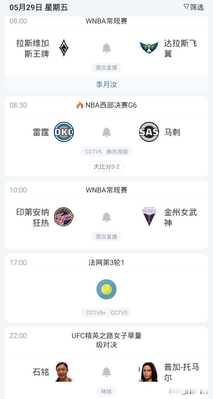 明日马刺战雷霆 飞翼战王牌等焦点赛事关注