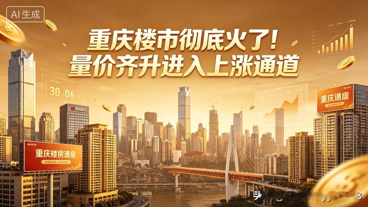 重庆楼市最近画风突变，久违的上涨行情真的来了，而且势头相当猛。
 
总价3000
