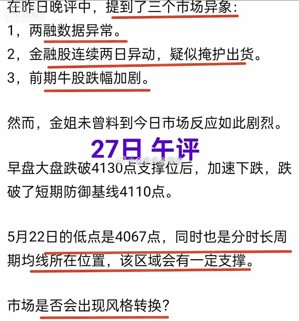 A股：大盘短期内仍有挣扎余地，距离真正的考验或许还有1 - 2周！金姐昨晚提到了