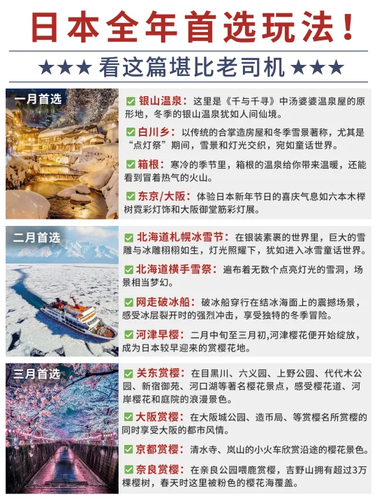 有这个/日本每个月份怎么玩就门清啦！
