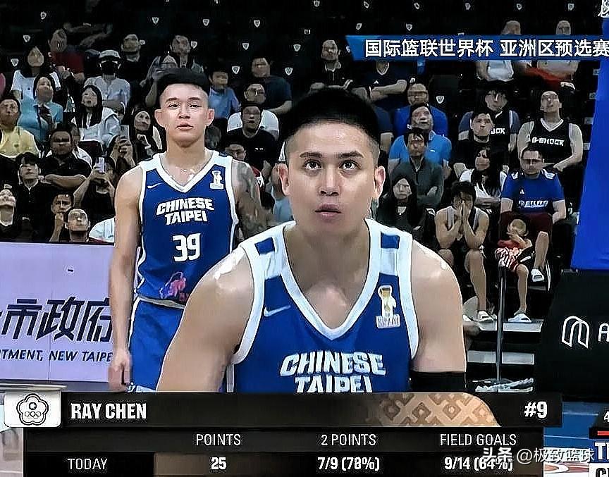 陈盈骏真是把中国男篮惊出一身冷汗！

今日，中国男篮以100-93逆转战胜中国台