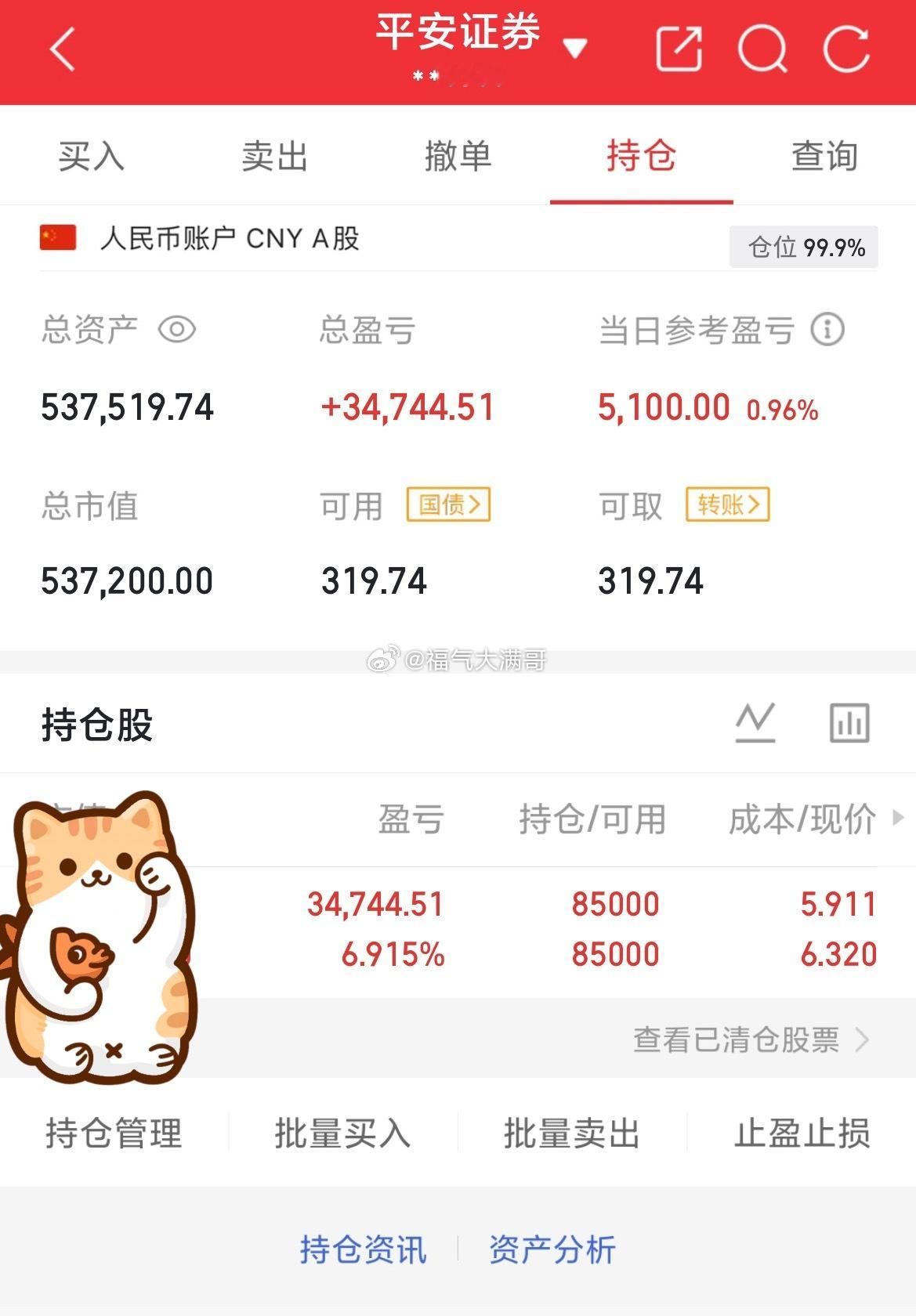 挑战80做到200（第30天）目前资金：537519当日参考盈亏：+5100目前