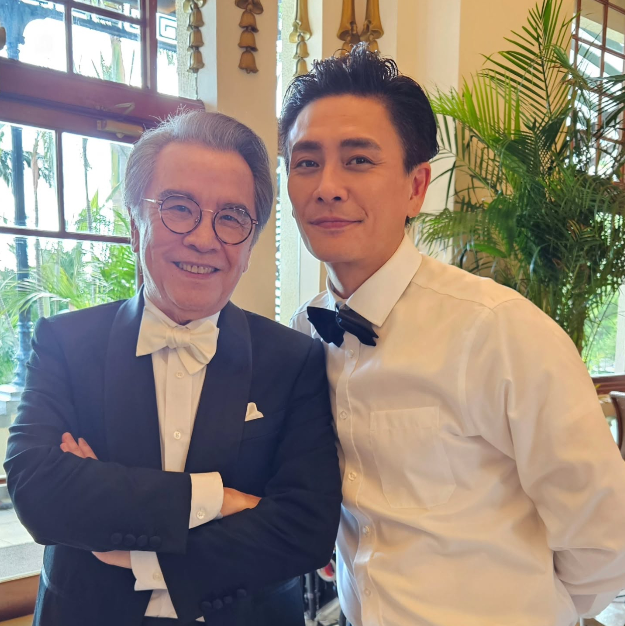 姜大卫与黄宗泽。感觉今年视帝非黄宗泽莫属，各路明星为他投票。跨年电影愿