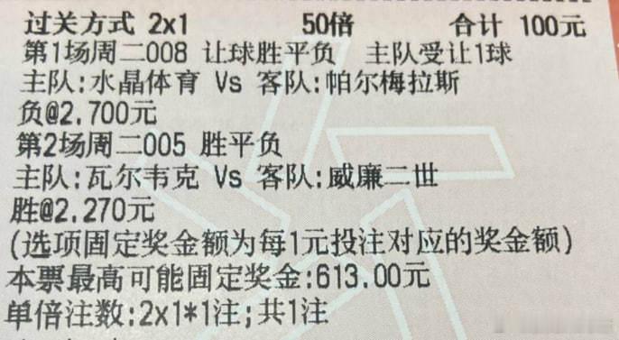 (豪哥笔记❤️)1 荷乙00:45瓦尔韦克vs威廉二世瓦尔韦克-0  1-0 2