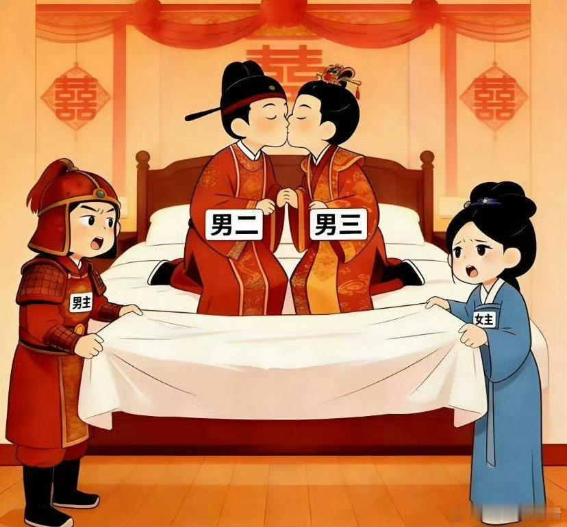 不让江山 男女主没有感情线因为男二就是男主 