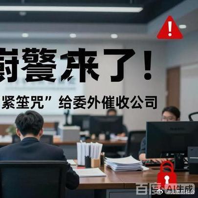 催收这行业要持续彻底打击，这行业三个月就能成长起来（就好比一滴黑墨水，滴到水缸里
