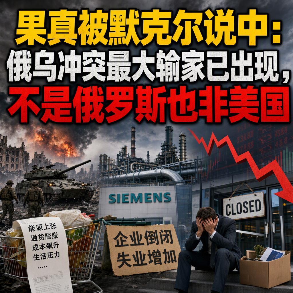 信号很清楚：这场仗打到第四年，账本翻过来一看，最难受的不是莫斯科，也不是华盛顿，