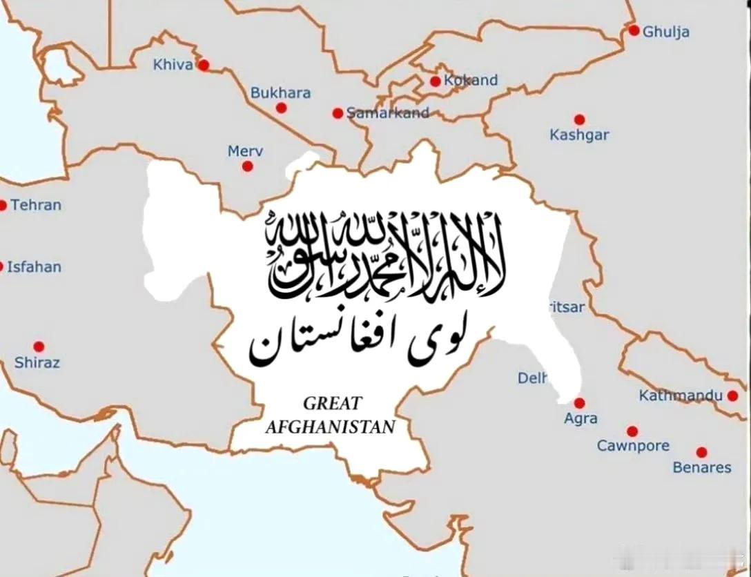 地图开疆：塔铁发布的阿富汗新地图。

自从伊朗革命卫队在叙利亚向世界展示了自己的