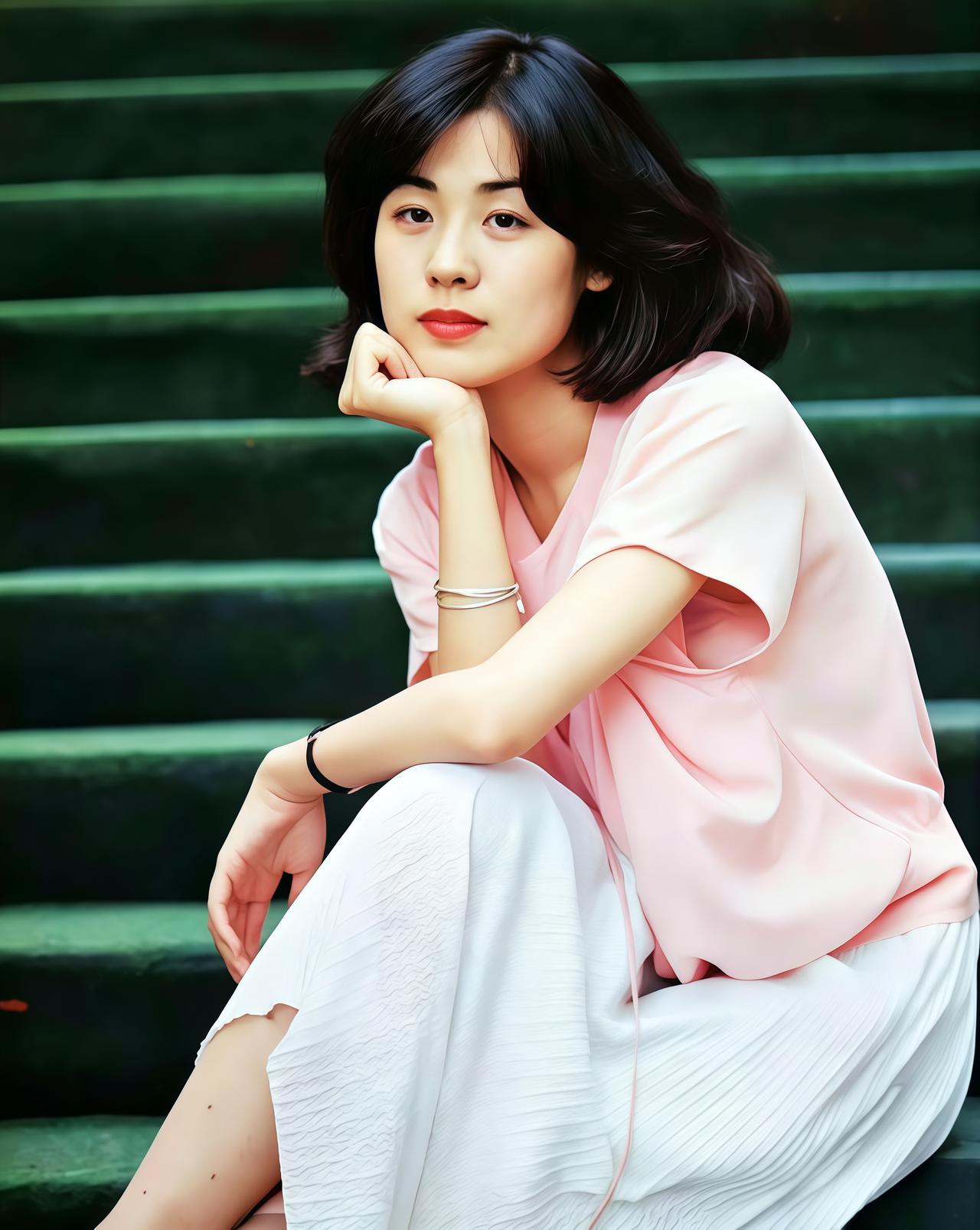 这位并非惊艳漂亮但长相端庄大气的女子正是八十年代家喻户晓的影视演员丛珊。丛珊大气