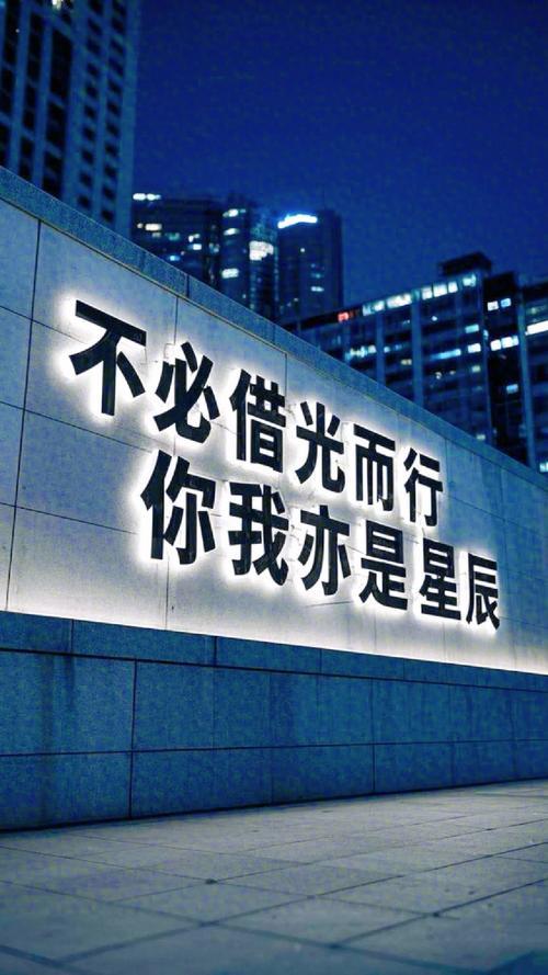 不必追光，你我都是星辰。