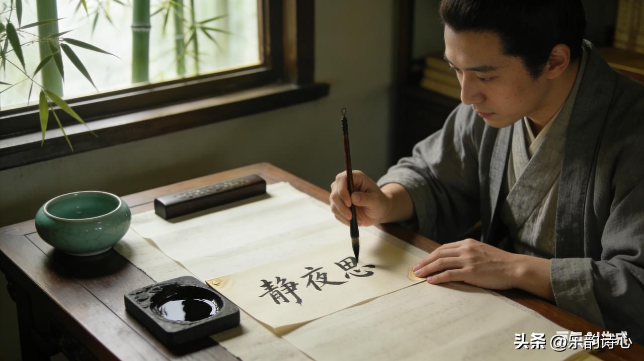 看到“诗，写诗，写好诗”这个上联，挺有意思，感觉像是在描述一个创作诗的过程。有人