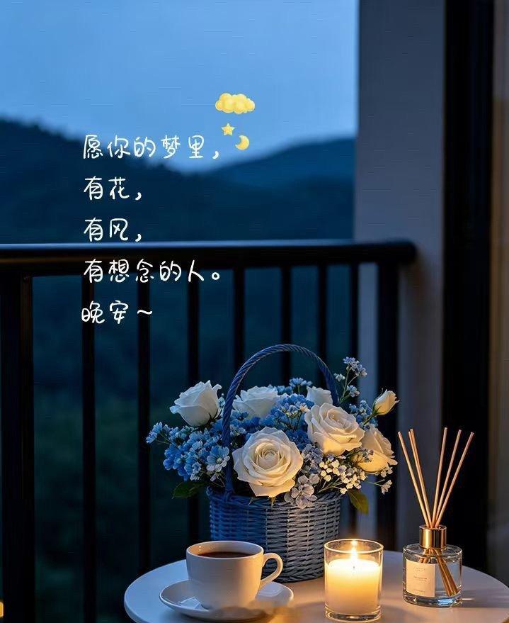 夜色温柔，晚风治愈。把今天的疲惫、遗憾和琐碎统统清零，放下所有心事，好好拥抱自己