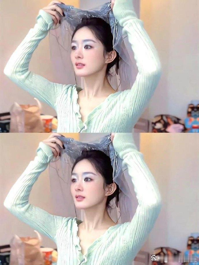 赵丽颖是浓颜还是淡颜啊。。感觉很适合这种妆造啊！！ 很特别 