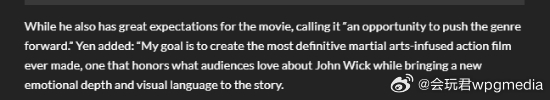 62岁甄子丹放话，新《疾速追杀》将是最顶级功夫片据外媒dexerto报道，62岁