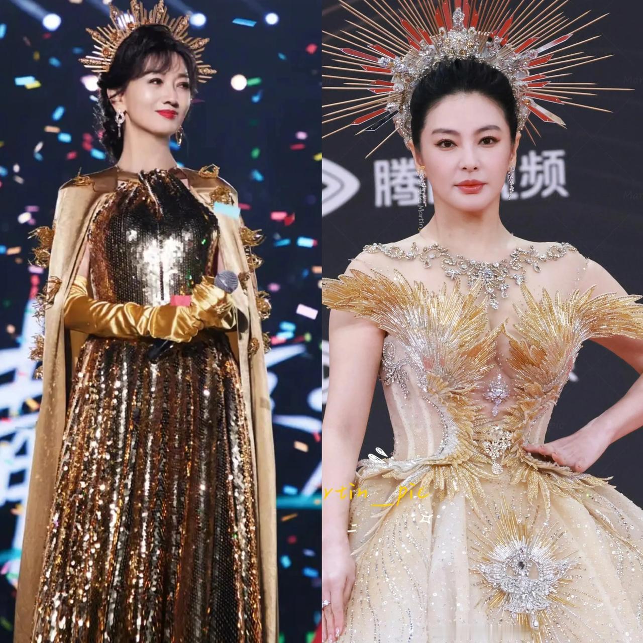 同样是太阳女神造型，72岁的赵雅芝竟然不输37岁的张雨绮！不 过度医美的脸就是耐