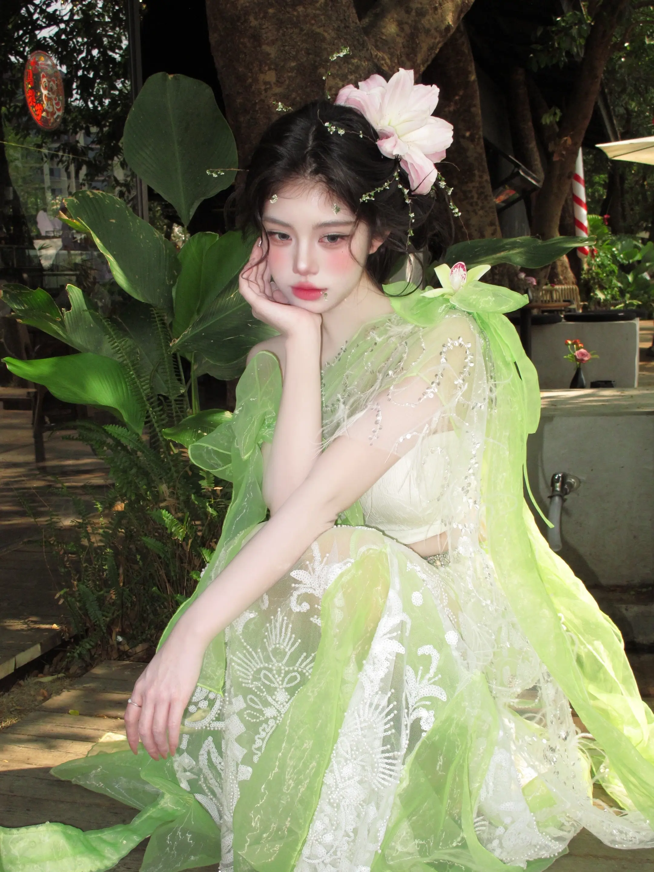 感觉空气都弥漫着青苹果🍏味儿。