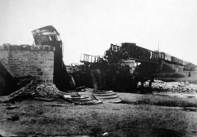 1931年9月18日，侵华日军蓄意制造的“柳条湖事件”的现场，即“九一...