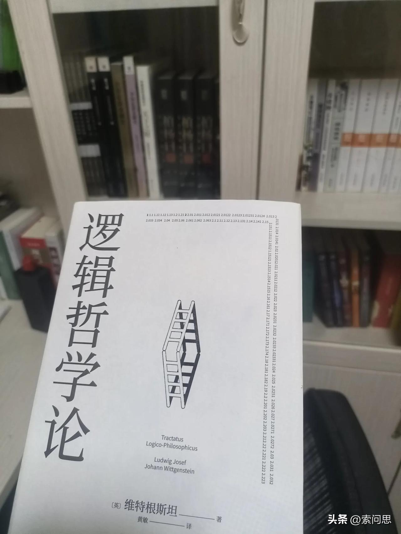 被打击了，好长时间了，想看维特根斯坦，今天终于有空，打开了逻辑哲学论，发现这书，