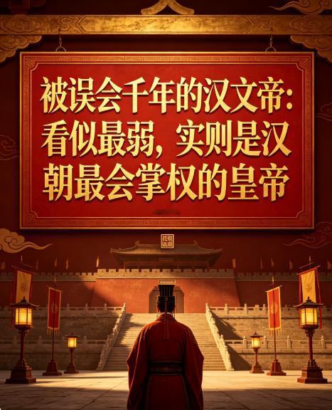 很多人被汉文帝骗了整整两千年！
史书里的他：节俭、仁慈、佛系、爱民如子，像个老实