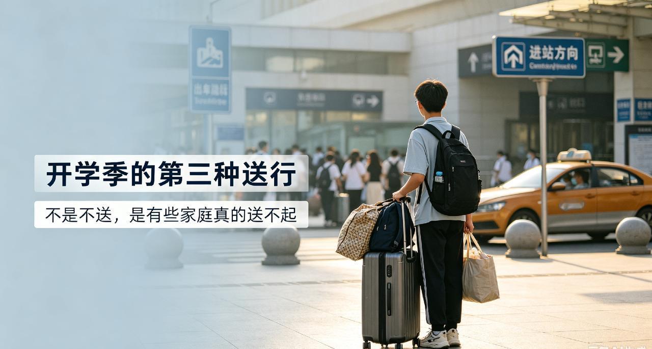 这两天大学新生开学，全网都在吵“家长该不该送孩子报到”。
 
一派说：必须送，这