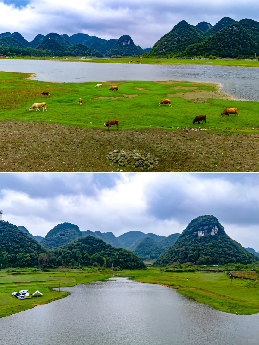 贵阳周边 | 大面积草地露营，车子直接到湖边