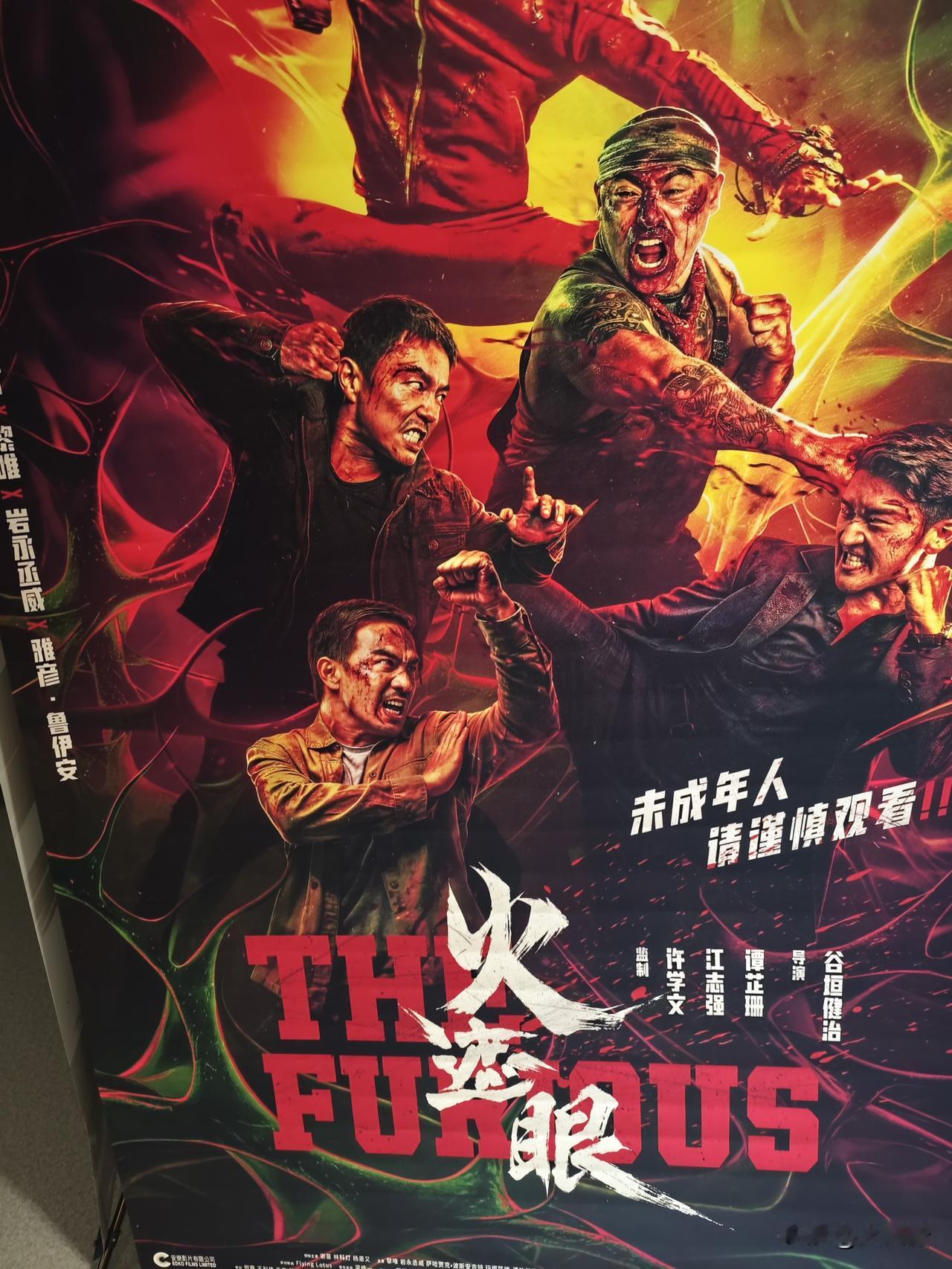 刚看完《火遮眼》 打的比导火线猛 全片五场打戏 文戏占比不到20% 全场几乎都是