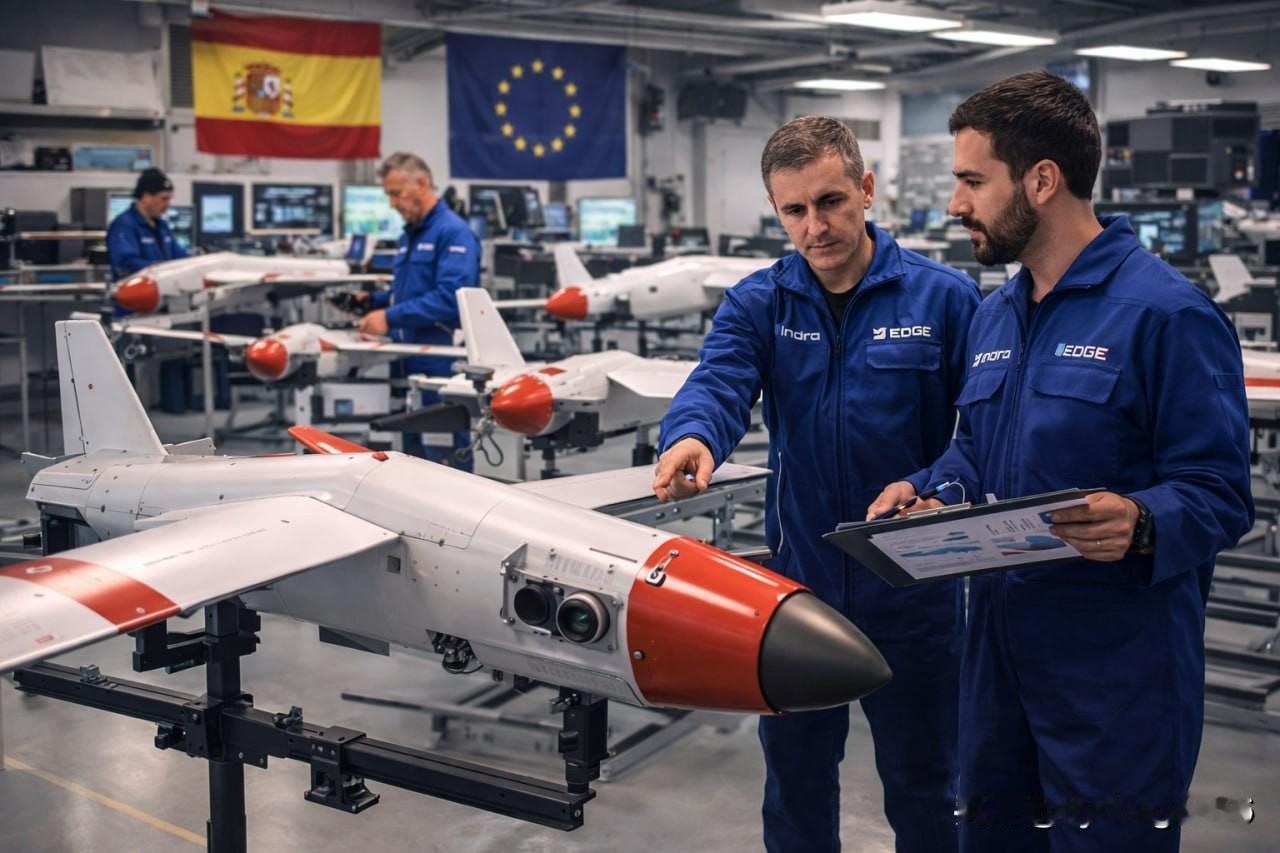 外媒报道：Indra 和 EDGE 将在西班牙建立一座“神风特攻队”无人机生产基