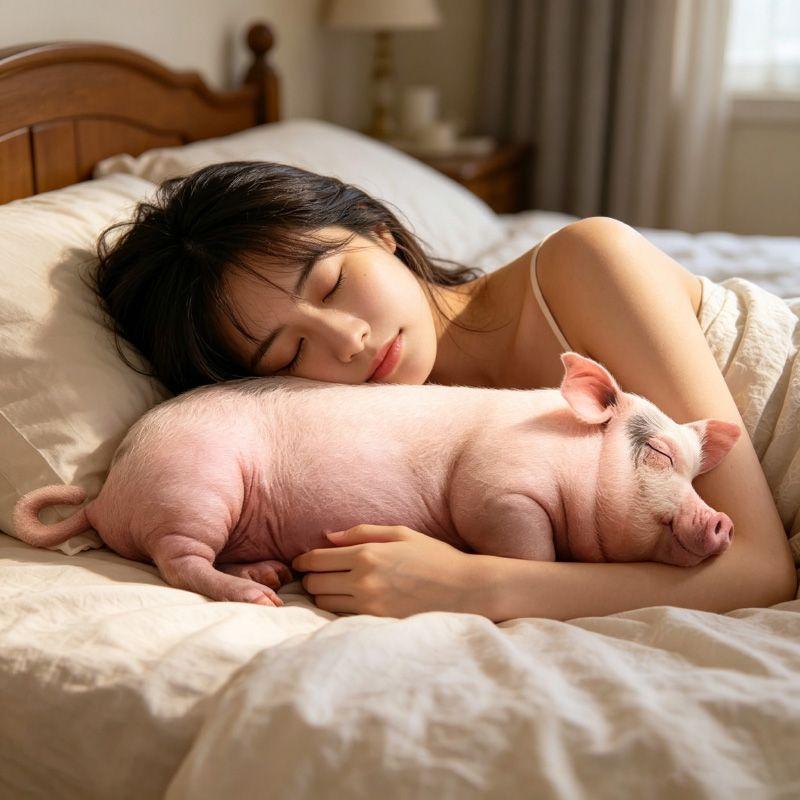 “和猪猪一起享受慵懒的午后时光”🐷💤🛏️
没办法
姐属猪的
先生买的
还是