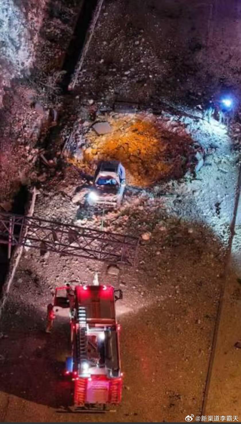 元神启动！ 伊朗导弹炸到耶路撒冷地区，刚好炸到一台比亚迪元 Plus 旁边，车架