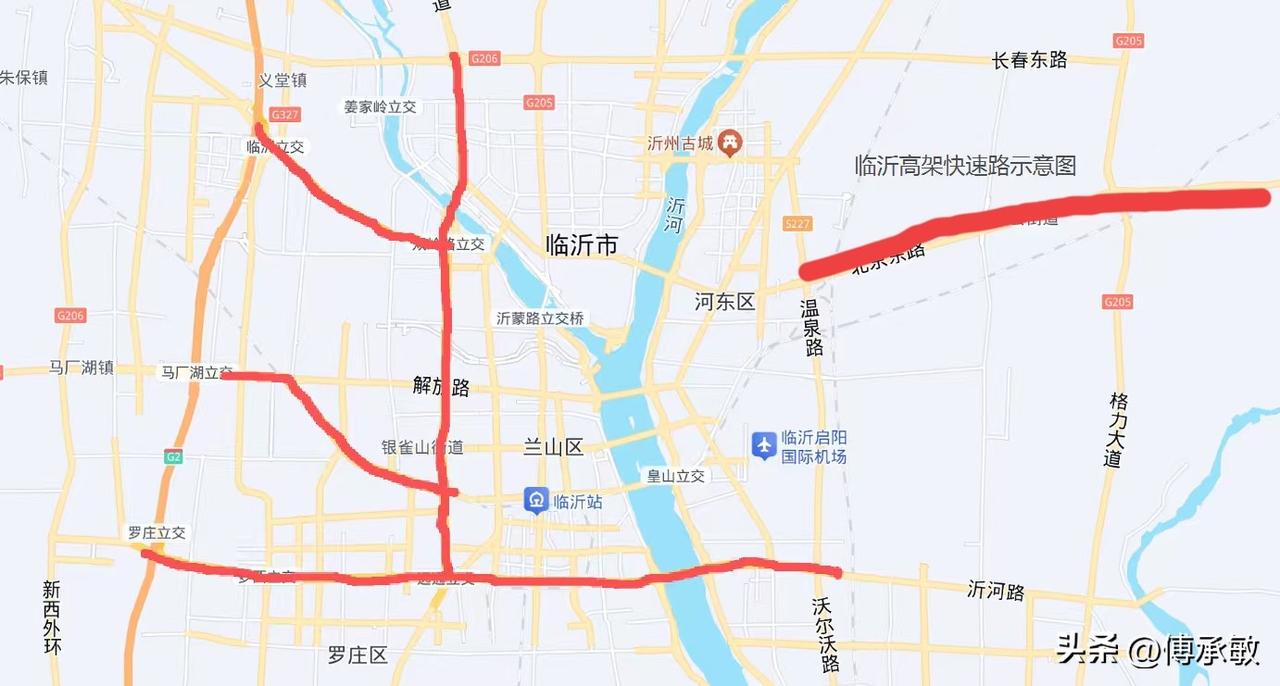 临沂的快速路建设始终走在山东省内前列，作为省内首座拥有高架快速路的地级市，其快速