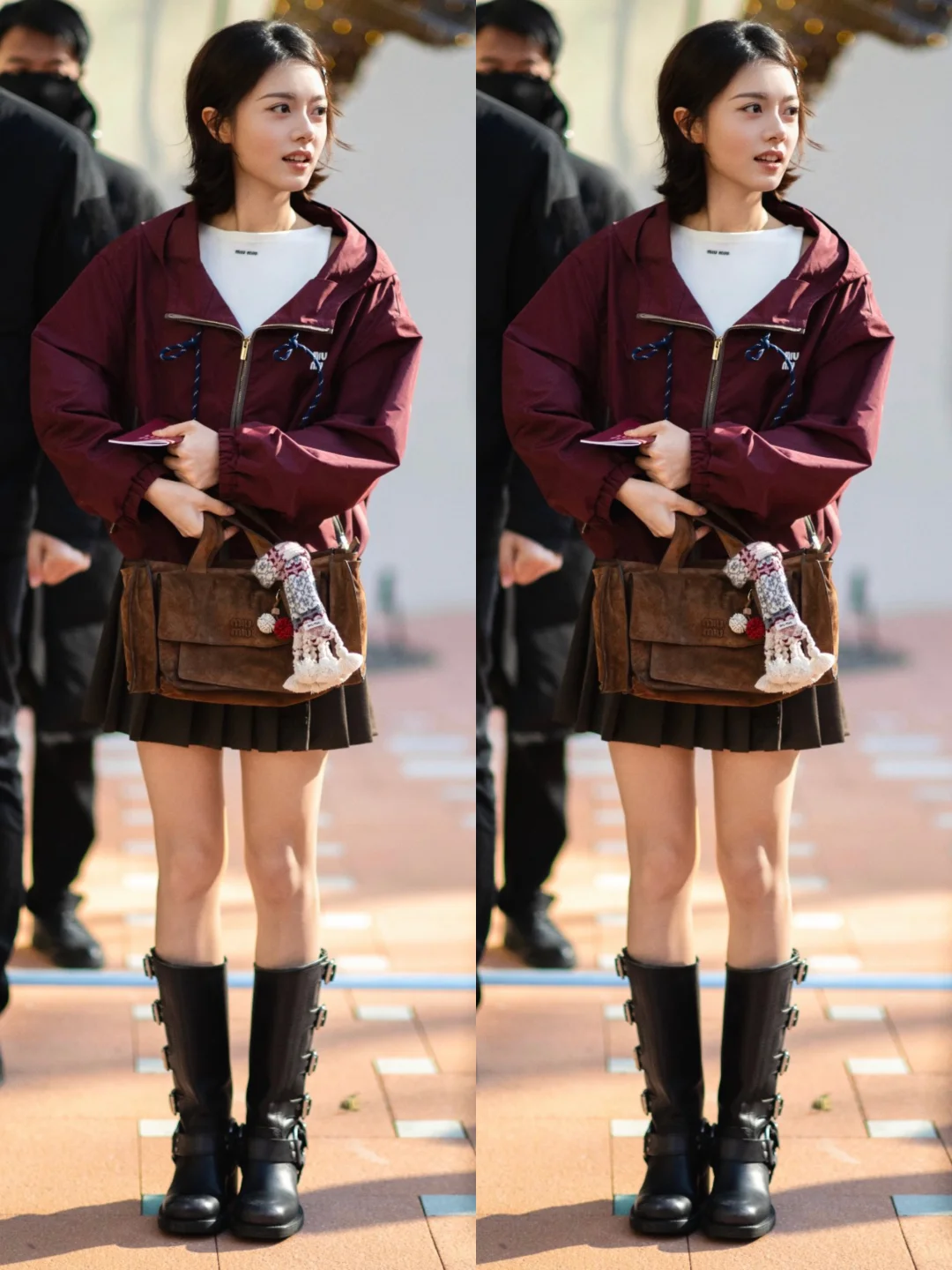 赵今麦Miu活动神图，好帅气的短发女孩！