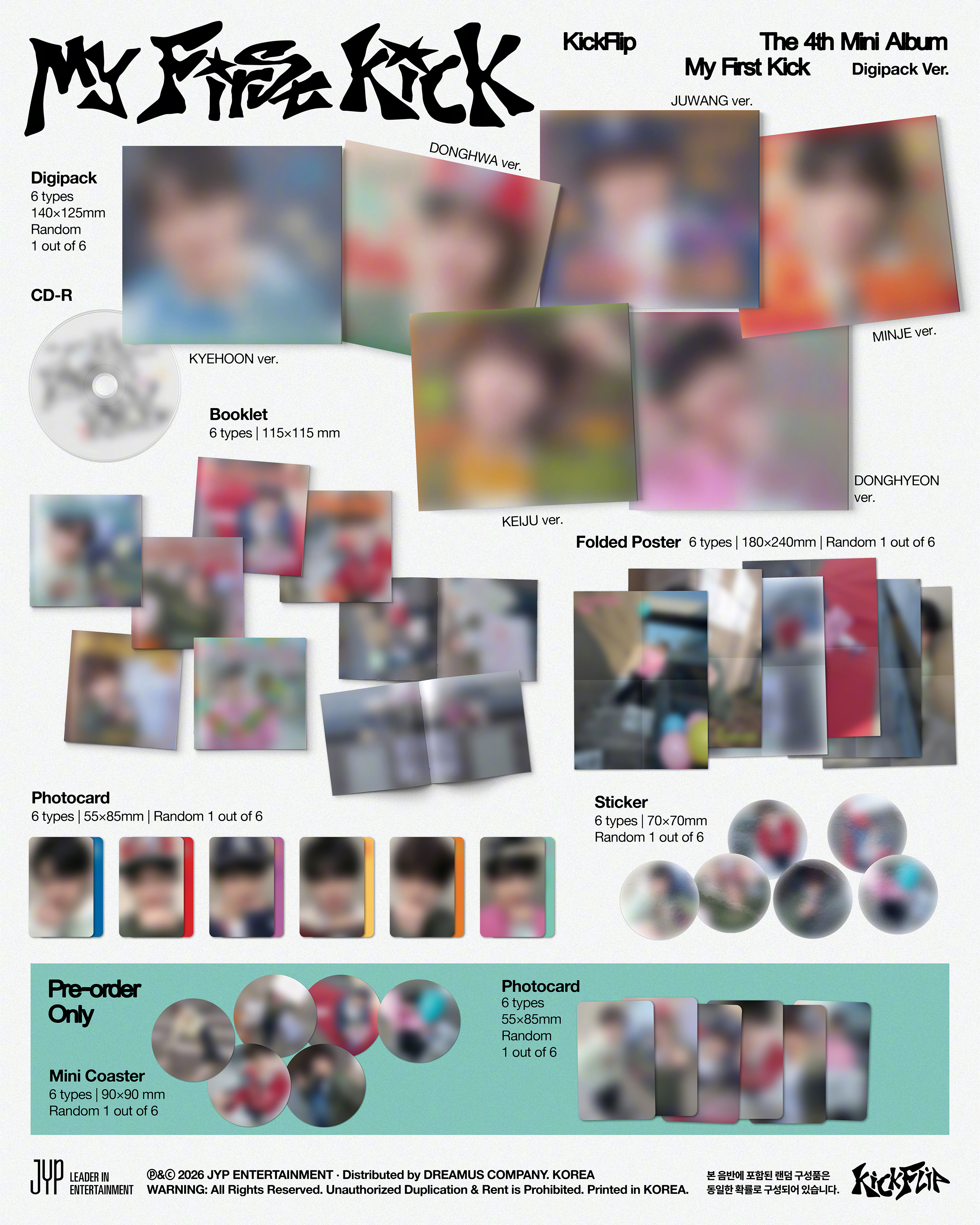 【Twi】KickFlip The 4th Mini Album “My Fir