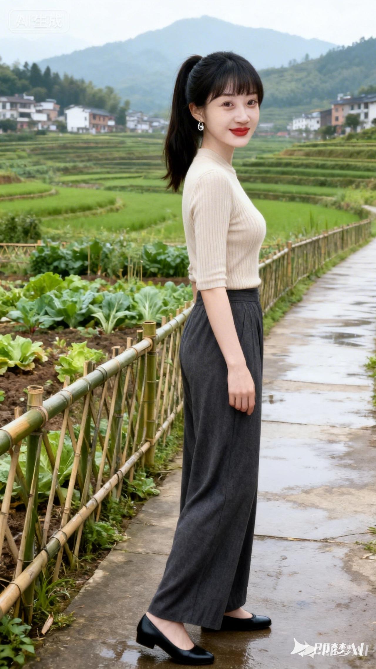 雨后田间漫步，清新自然，尽显田园风光。