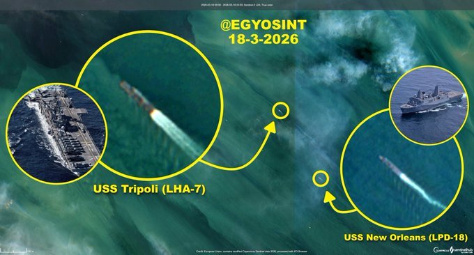 美国两栖攻击见昨天穿越马六甲海峡，急速驰援中东进行时！昨天，美国海军的“的黎波里